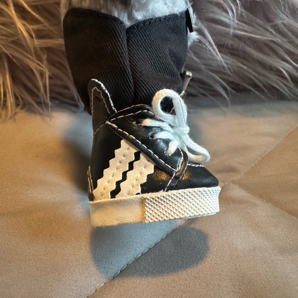 Adidas Light Blue Sneakers for Labubu - Picture 4 of 4
